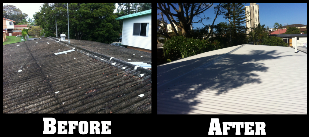 Gold Coast Metal Roofing Before and After