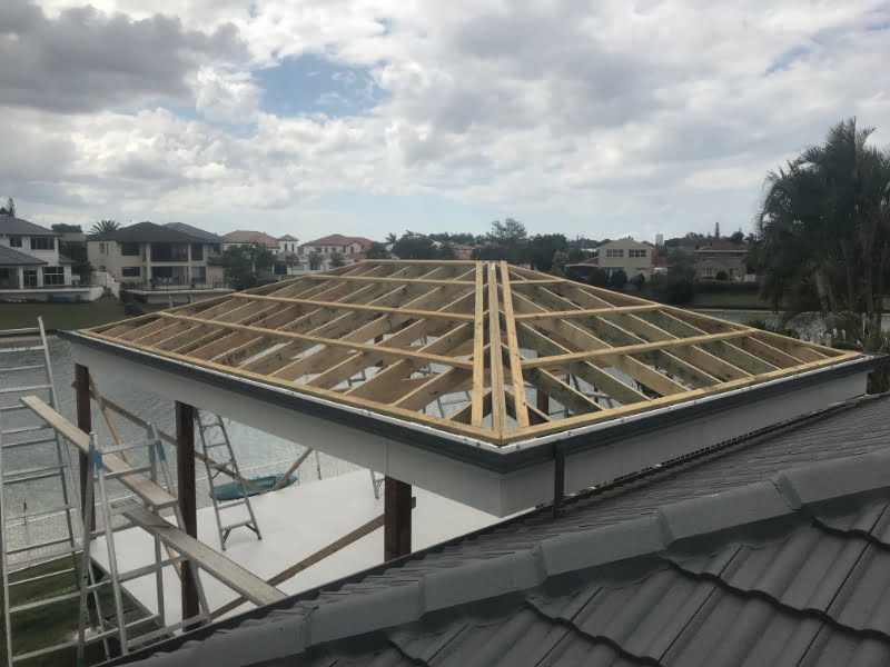 Metal roofing job Southport 2018