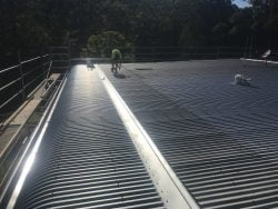 Colorbond roofing CJ Taylor Metal roofing job 2018